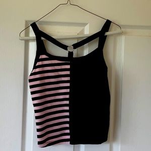 Striped Heart Tank Top